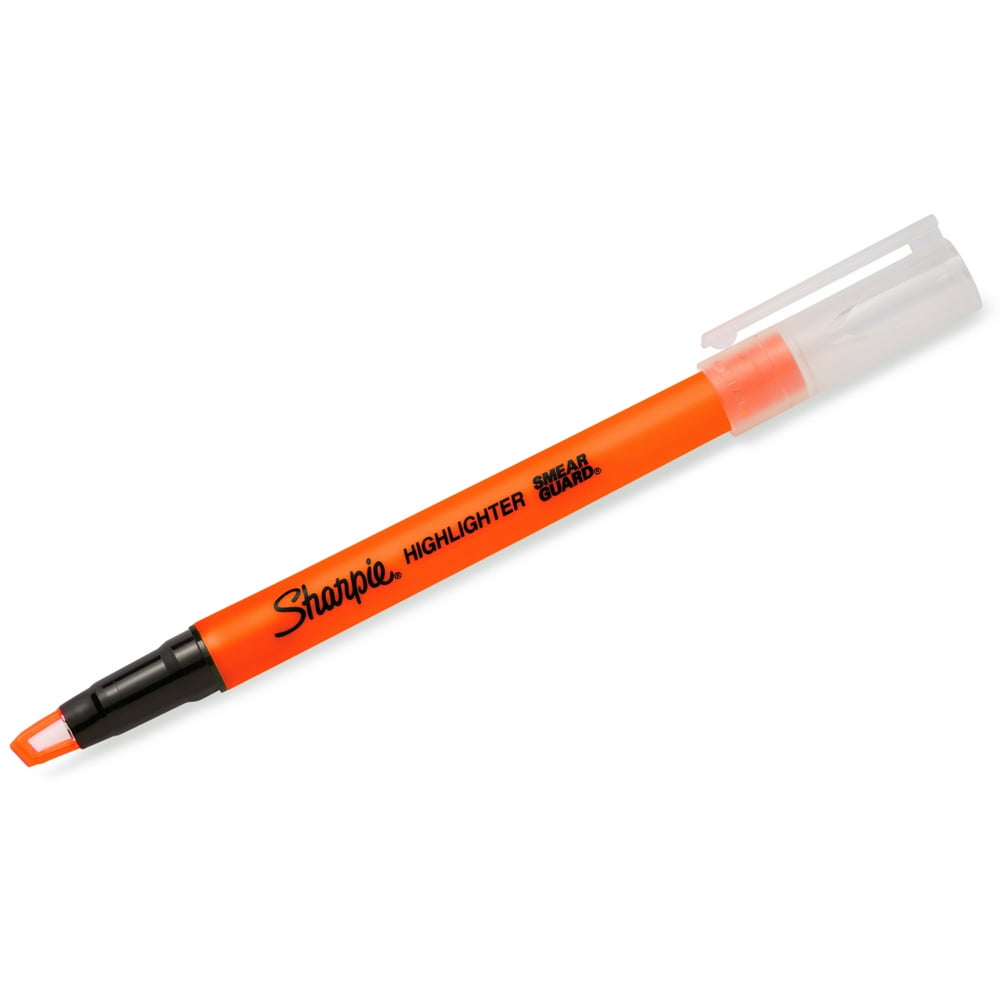 Sharpie Clear View Highlighter Open StockFluorescent Orange Walmart