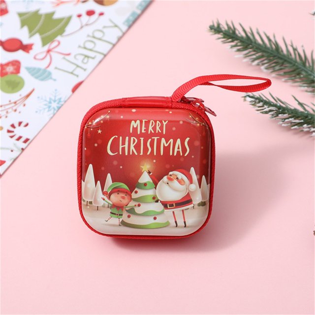 Heliisoer Christmas Decoration Santa Claus Coin Purse Candy Packaging Decoration