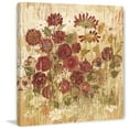thumbnail image 2 of Marmont Hill "Floral Frenzy Burgundy VI" Painting Print on Canvas, 2 of 4