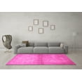 thumbnail image 3 of Ahgly Company Indoor Square Persian Pink Traditional Area Rugs, 4' Square, 3 of 4