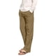 thumbnail image 2 of Pantalones deportivos holgados de hip hop para hombre - Algodón y lino, transpirables - Para todas las estaciones, cuatro bolsillos - Informales/playa/deporte - Tallas del Reino Unido/UE/EE. UU., l, 2 of 6