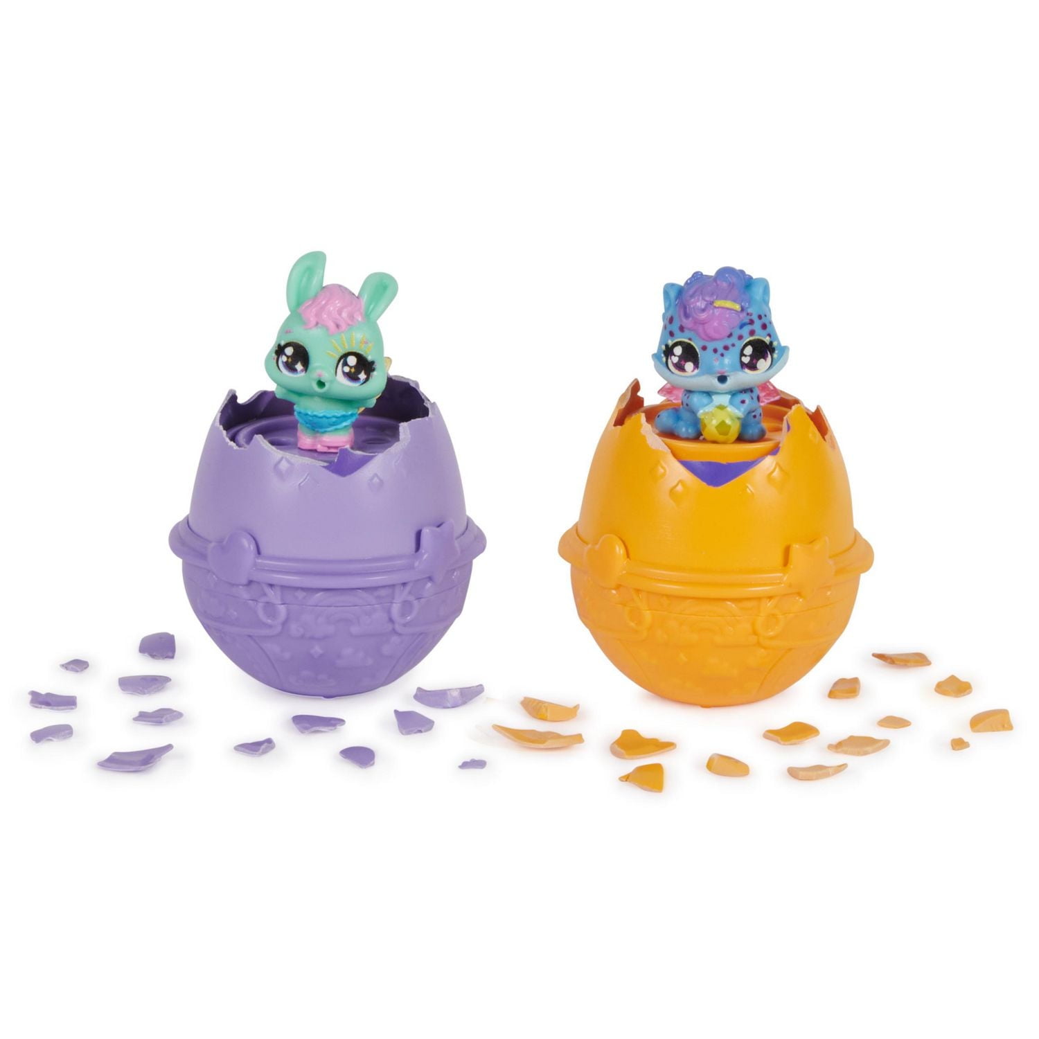 Hatchimals Alive, Hatch N’ Stroll Playset with Stroller Toy and 2 Mini Figures in Self-Hatching Eggs, Kids Toys for Girls and Boys Ages 3 and up