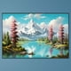 thumbnail image 3 of Pintura de diamante 5D DIY, taladro redondo completo, Kit de montaña nevada, decoración del hogar, arte artesanal, 3 of 9