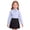 Blue, variant on Junboys Children's Long Sleeve School Uniform Shirt - Casual Dress Top for Everyday, Great Back to School Clothes for Kids, Classic Button-Free Shirt for Comfort,Black 100