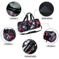 thumbnail image 2 of Hearts Battle Weekender Sports Bag with Interior Zipper Pocket - Large Capacity Gym Bag for Soccer and More, 2 of 6