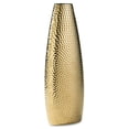 thumbnail image 2 of Signature Design by Ashley Efim Decorative Vase, Gold Finish, Textured Ceramic Accent Vase for Faux Florals, 2 of 4