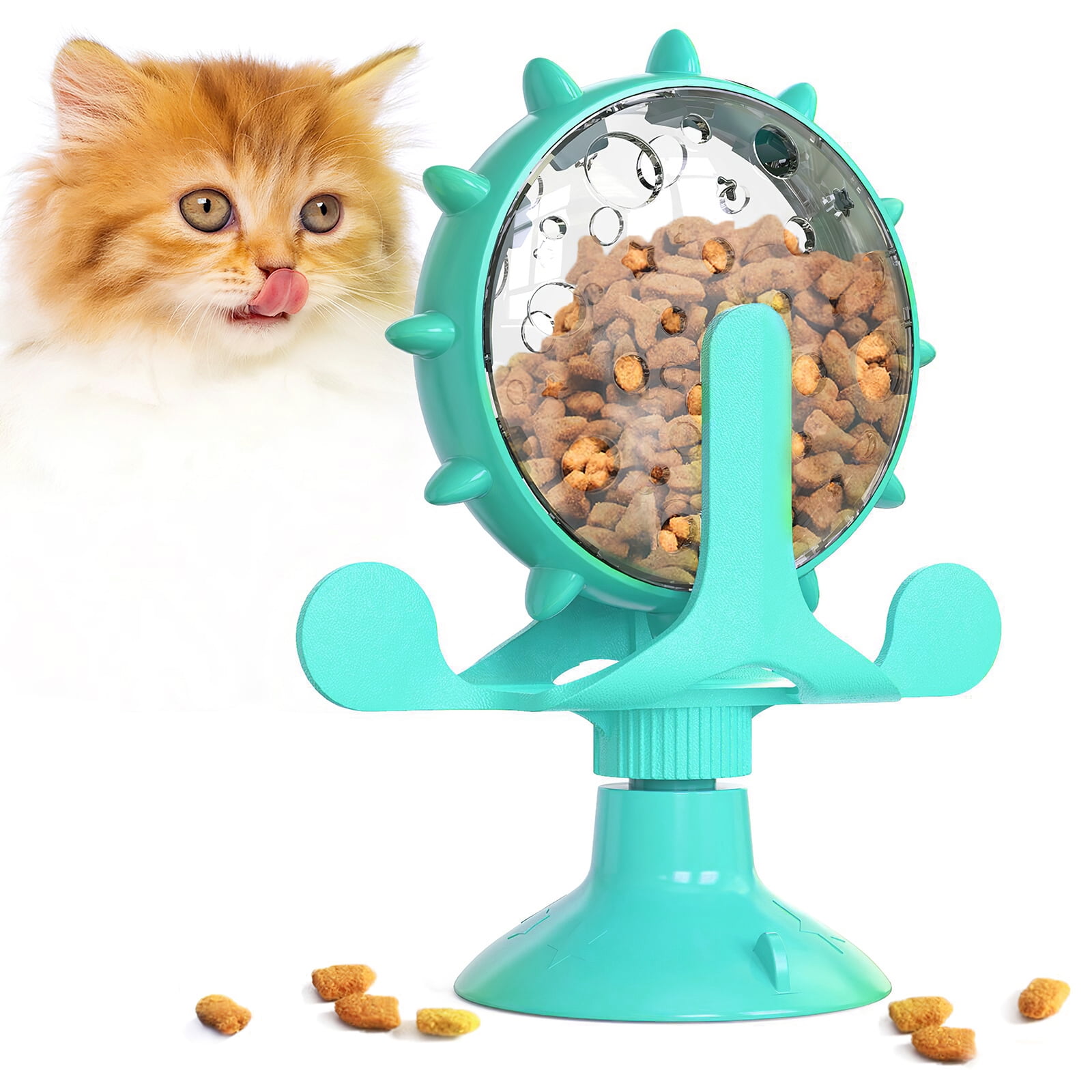 TINKER Cat Toy Feeding Toys Spinning Windmill Relieving Boredom Pet Kitty  Self-healing Interactive Toys 
