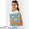 thumbnail image 6 of FORMRS 3 Ring Binder 1.5 inch with Pockets Set of 2 Clip Board 200 Sheets Capacity, Light Blue Rainbow, 6 of 8