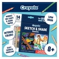 thumbnail image 5 of Crayola Sketch & Shade Doodle Pencils, 14 Count, 5 of 5