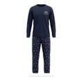 thumbnail image 1 of Pijama George para Caballero Set Playera Manga Larga con Pantalón Marino Talla CH 2 Piezas, 1 of 4