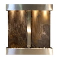 thumbnail image 2 of Adagio AFS2004 Aspen Falls Square Wall Fountain - Stainless Steel-Multi-Color Natural Slate, 2 of 2