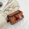 thumbnail image 1 of Nvzi Bolso de hombro tejido, bolso de mano tejido y bolso de cosméticos, bolsos de mano tejidos elegantes para playa de verano 7.08 * 2.36 * 5.51 pulgadas - Estilo C, 1 of 5