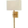 thumbnail image 2 of Antique Gold Leaf Ashdown Gold Wall Sconce, 2 of 4
