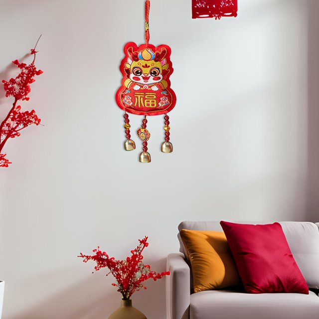 Colgante de carillón de viento shamjiam decoración de Año Nuevo 2024