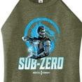 thumbnail image 3 of Mortal Kombat - Sub Zero Mk1 - Juniors High Neck Tank Top, 3 of 5