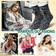 thumbnail image 6 of Eyean Womens Fuzzy Slipper Socks Winter Non Slip Thermal Fluffy Soft Fleece Lining Warm Home Grippers Socks, 6 of 6