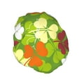 thumbnail image 2 of Kdxio St. Patrick's Day3 Print Shower Cap for Women,Elastic and Reusable,Double Waterproof Layers Bathing Hat, 2 of 9