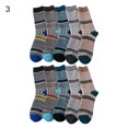 thumbnail image 2 of 5 Pairs Womens Wool Socks Vintage Soft Cabin Warm Socks Thick Knit Cozy Winter Socks for Women Gifts, 2 of 8