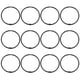 thumbnail image 1 of GAXIRE 12Ud Metálicos Circulares Negros Para De Ducha Y Ventana Con Uso Y Resistente, 1 of 8