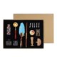 thumbnail image 1 of Juego de pluma de estilo europeo, pluma elegante Vintage con sello secante, cuchara de cera derretida, 5 puntas reemplazables, 1 of 5