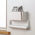 thumbnail image 2 of Coofit Toilet Paper Holder Multifunctional Wall Mounted Tissue Holder Tissue Hanger, 2 of 10