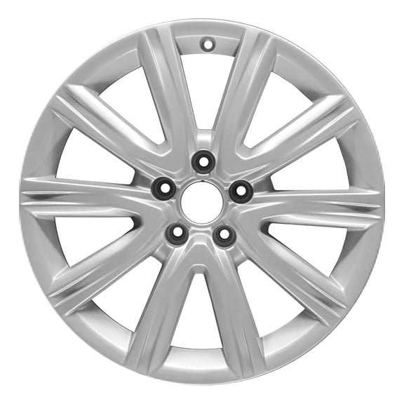 Remanufactured Painted Bright Sparkle Silver Aluminum Wheel 18 x 8 4G0601025AD fits 2012-2018 Audi A6