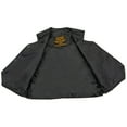 thumbnail image 4 of Milwaukee Leather SH2011L Kids Black Classic Side Lace Three Snap Leather Vest 5X-Large, 4 of 7