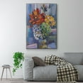 thumbnail image 2 of Modern Bouquet Framed Premium Gallery Wrapped Canvas - Ready to Hang - 25 x 37 - Silver Floating Frame, 2 of 9