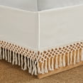 thumbnail image 3 of Boho Fringe Macrame Queen Size Bed Skirt by Sweet Jojo Designs, 3 of 5