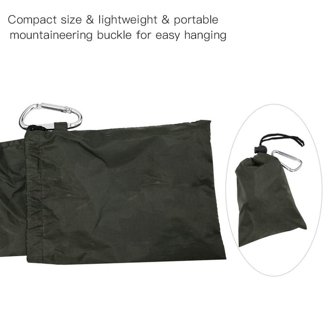 Sac de Rangement Pliable Extérieur en PVC, Sac Étanche pour Baril, Camping, Randonnée, Plage, Vert Militaire