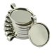 thumbnail image 2 of 30 Unids De Bisel Base Cabochon Collar Colgante De Plata Hallazgo, 2 of 6
