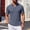 Navy, variant on FRSASU Men's Ribbed Polo Shirts Short Sleeve V-Neck Slim Fit Polo Shirt Casual Summer Collared Golf Shirt Navy