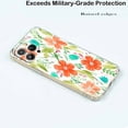 thumbnail image 5 of Watercolor Roses Case for iPhone 13 Pro Max,Aesthetic Colourful Floral Pattern Soft TPU Full Cover Case, 5 of 5