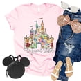 thumbnail image 5 of Magical Vibes Shirt, Animal Kingdom Shirt, Safari Shirt Casual Short Sleeve Shirt (3X Large, Light Pink), 5 of 7