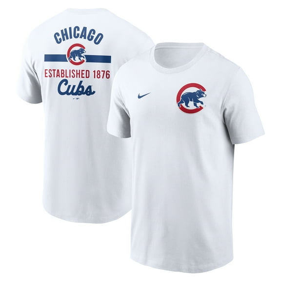 Men's Nike White Chicago Cubs 2-Hit T-Shirt