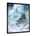 thumbnail image 2 of Designart "Misty Mountains I" People Framed Wall Art - Global White China Art Entryway Framed Wall Art Print, 2 of 6