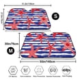 thumbnail image 7 of Lsque Sea Stars Car Windshield Sun Shade | Accordion Folding Style Auto Shade for Car Truck SUV Van | Blocks UV Rays Sun Visor Protector | Small, 7 of 7