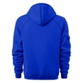 thumbnail image 4 of MHFRRA Sudadera con Capucha y Cremallera, Chaqueta con Cremallera Completa, Sudadera Ligera y Suave para Uso Deportivo Informal Al Aire Libre, Ajuste Cómodo Azul, 4 of 4