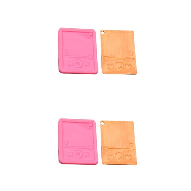 Vogacara Moldes de silicona, accesorios para manualidades, accesorios para manualidades, herramientas interesantes para hornear, molde epoxi para Type2 NO2