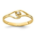 thumbnail image 1 of Quality Gold X5268AA 14K Polished AA Diamond Ring, Size 6, 1 of 1