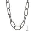 thumbnail image 3 of Dolce Giavonna Silver-plated Stainless Steel Chain Necklace, 3 of 3