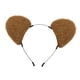 thumbnail image 2 of Diadema con orejas esponjosas Yuyangstore para disfraz de cosplay, Marrón, 25 cm x 16 cm, 2 of 8