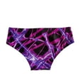thumbnail image 3 of ZVNAΖH Mens Swim Briefs, Men's Low Rise Bikini Sexy Beach Triangle Briefs Dazzle Print Drawstring Swim Trunks, 3 of 3