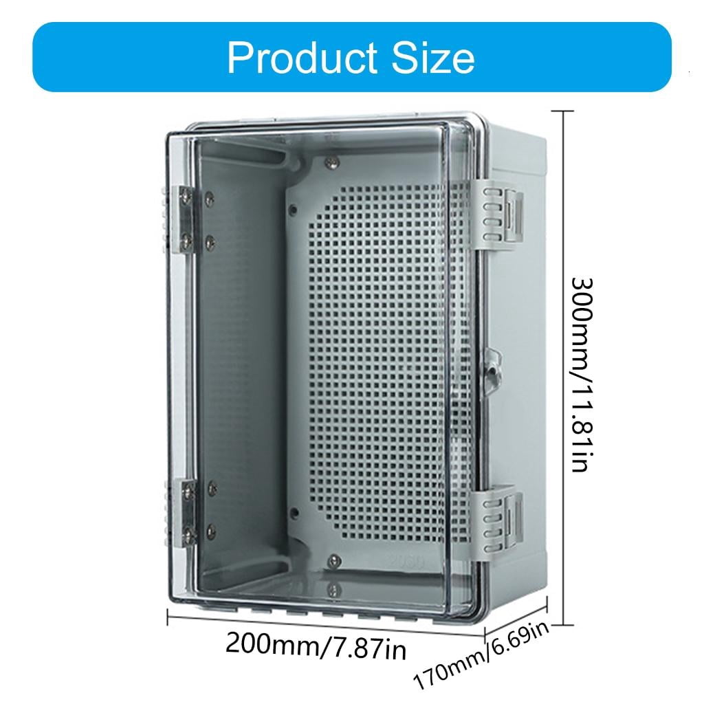 Practical Weatherproof Electrical Box Outdoor Daily Casual Use With And Sturdy ABS Materials for Garden And Patios