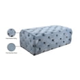 thumbnail image 3 of Meridian Furniture Casey Button Sky Blue Velvet Ottoman and Bench, 3 of 4