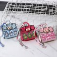 thumbnail image 5 of Mini Bolso para el Hogar, Portátil, con Correa de Mano, para Auriculares Bluetooth, Monedero, Bolso Pequeño Multifuncional, Color Azul, 5 of 5