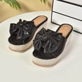 thumbnail image 4 of UTTOASFAY Womens Sandals Women's Ladies Platform Wedges Heel Sandals Fashion Dot Lace-Up Shoes Footwear, 4 of 9