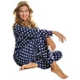 thumbnail image 3 of Angelina Cozy Fleece Notch Collar Pajama Set with Pockets (1-Pack), 3 of 4