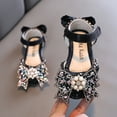 thumbnail image 2 of Otqutp Wedding Flower Girls Shoes Fashion Spring and Summer Girls Dress Shoes Dance Performance Shoes Pearl Rhinestone Sequin Ribbon Bow Shoes, 2 of 5