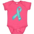 thumbnail image 3 of Inktastic Teal Awareness Ribbon Girls Baby Bodysuit, 3 of 5